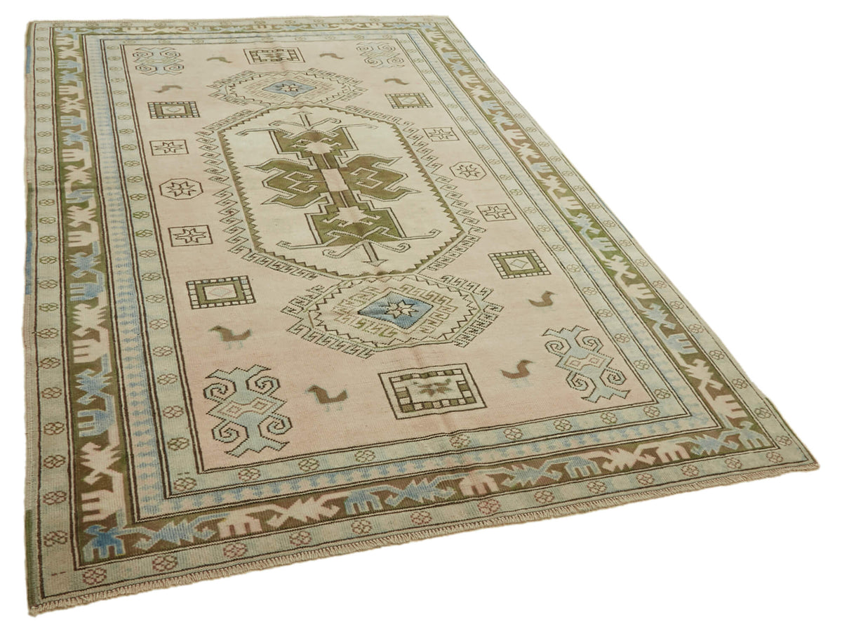 6x8 Hand-Knotted Anatolian Rug - 46823