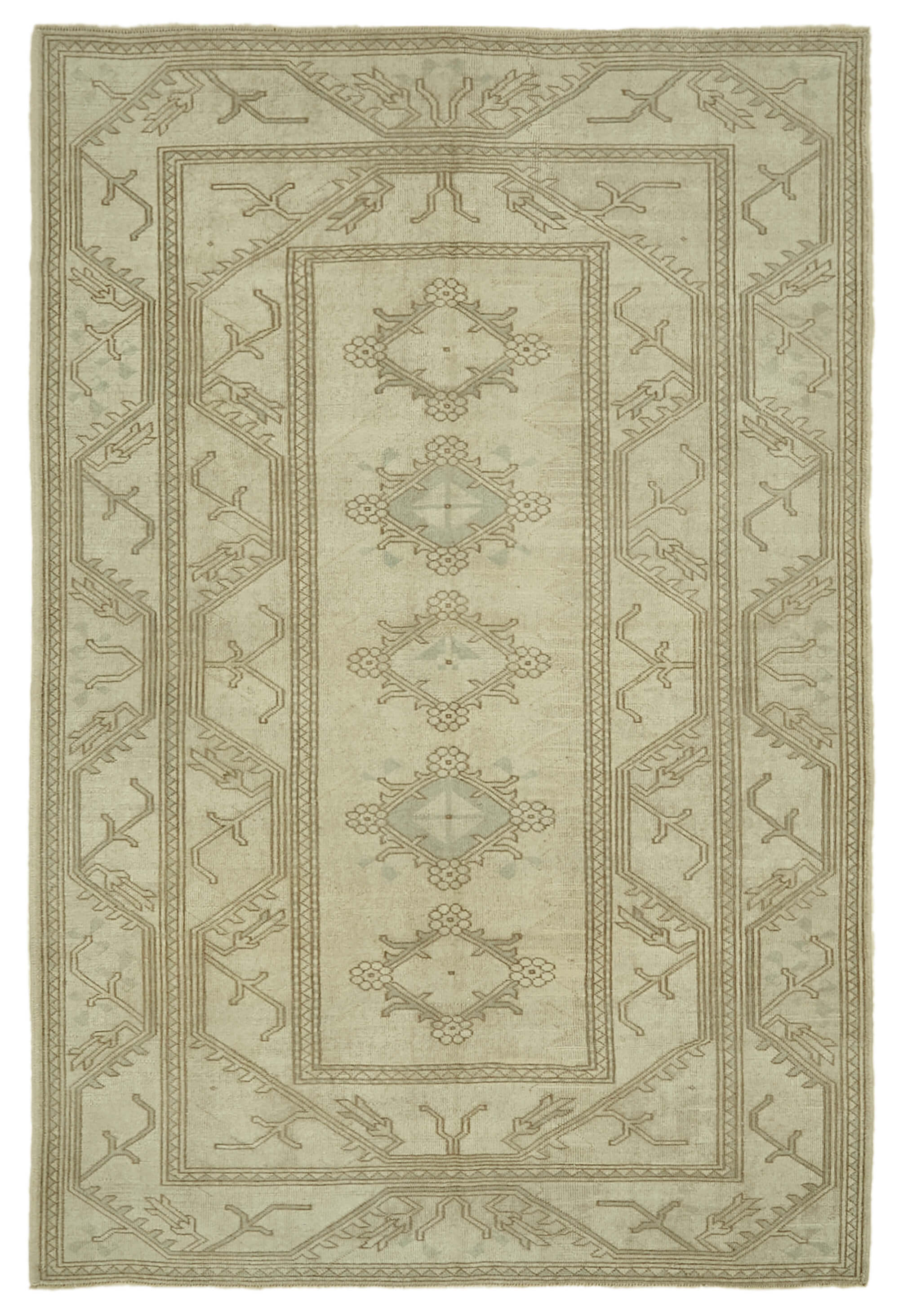 5x8 Vintage Handmade Anatolian Rug - 46824