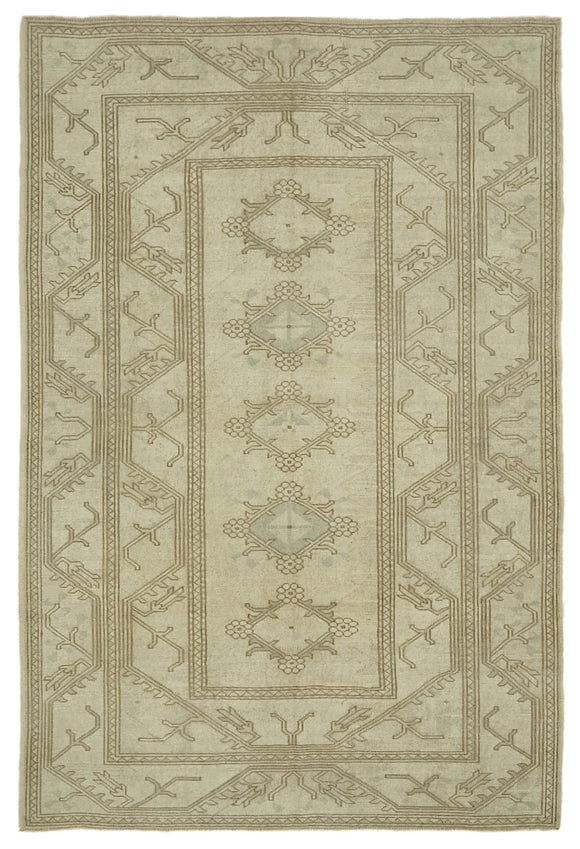 5x8 Vintage Handmade Anatolian Rug - 46824