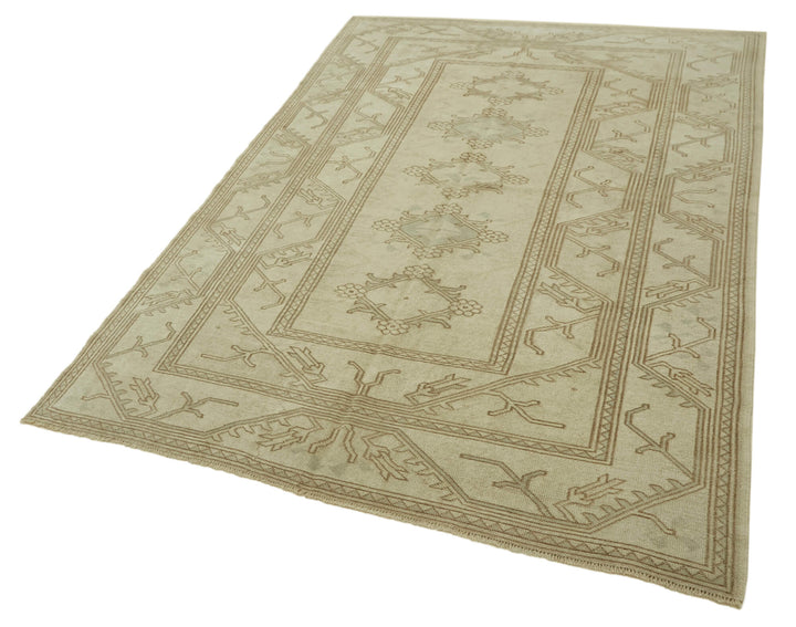 5x8 Vintage Handmade Anatolian Rug - 46824