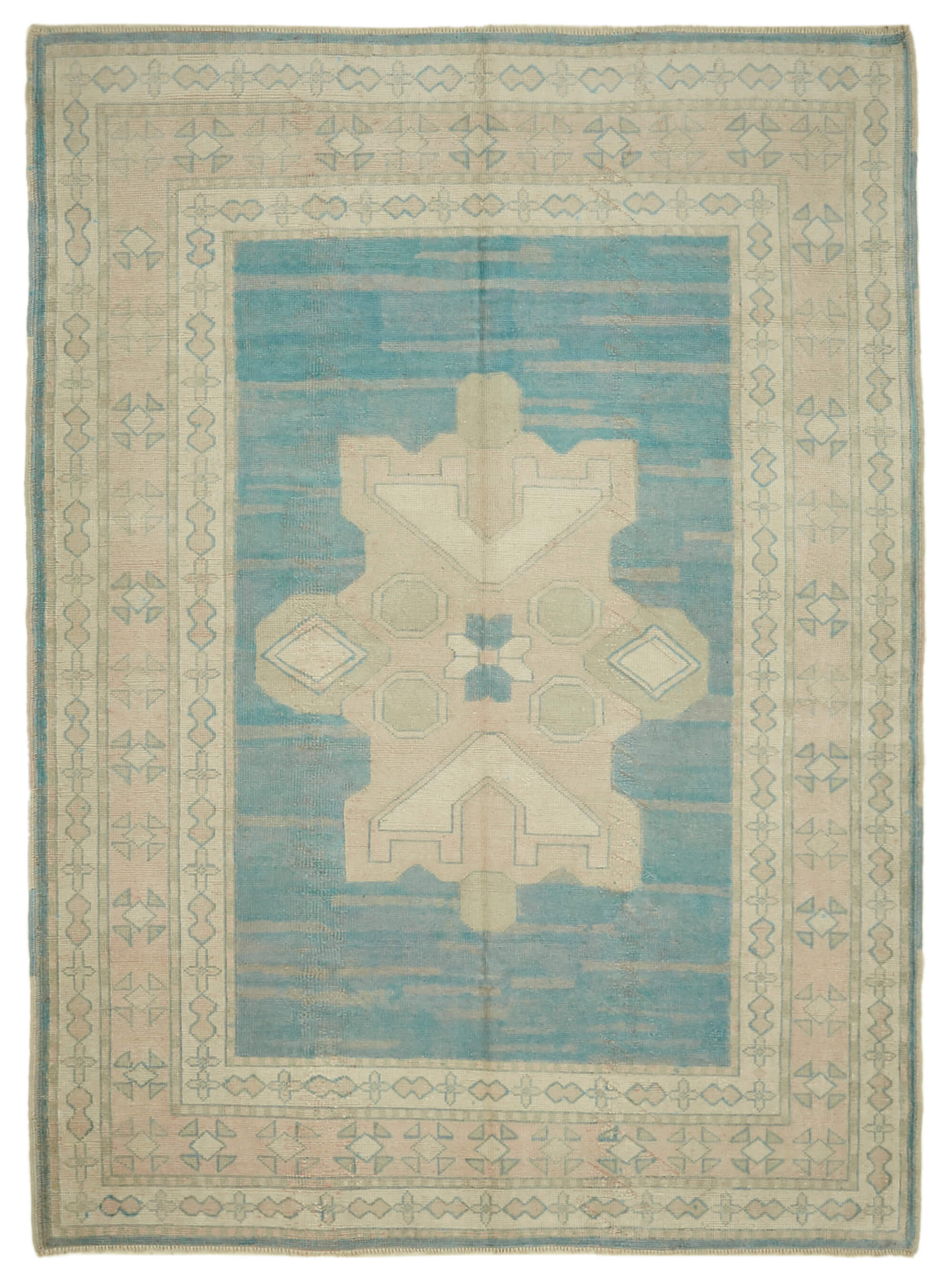 6x8 Vintage Handmade Anatolian Rug - 46825