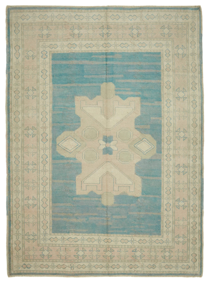 6x8 Vintage Handmade Anatolian Rug - 46825