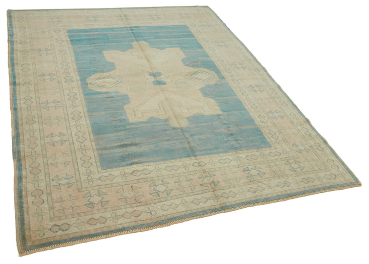 6x8 Vintage Handmade Anatolian Rug - 46825