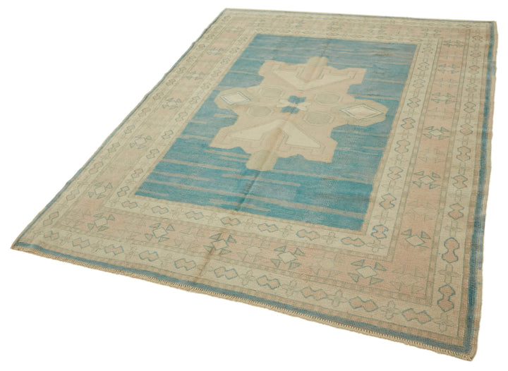 6x8 Vintage Handmade Anatolian Rug - 46825