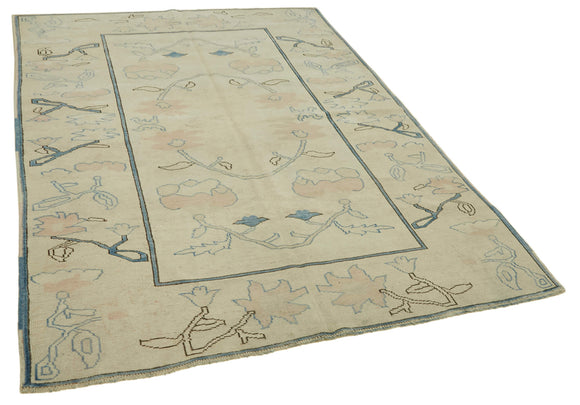 6x8 Vintage Handmade Anatolian Rug - 46826