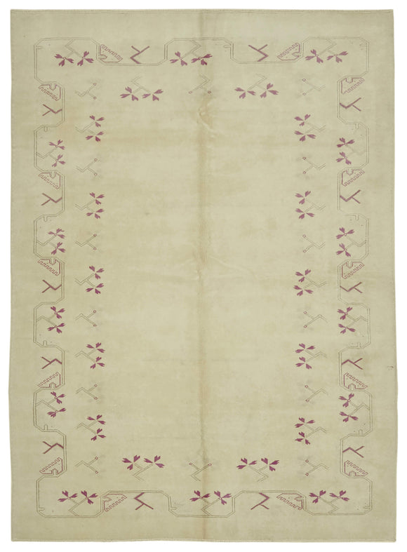 7x9 Vintage Handmade Anatolian Rug - 46829