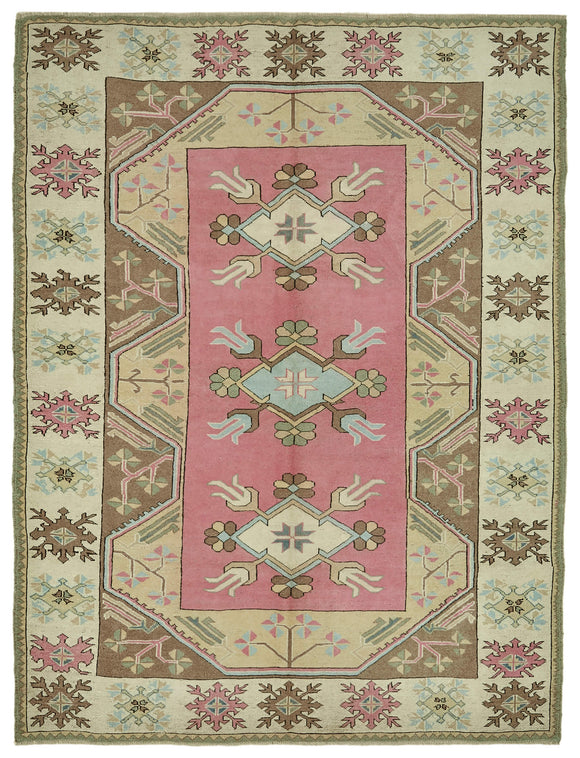 7x9 Vintage Handmade Anatolian Rug - 46831