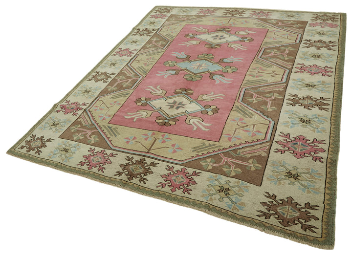 7x9 Vintage Handmade Anatolian Rug - 46831