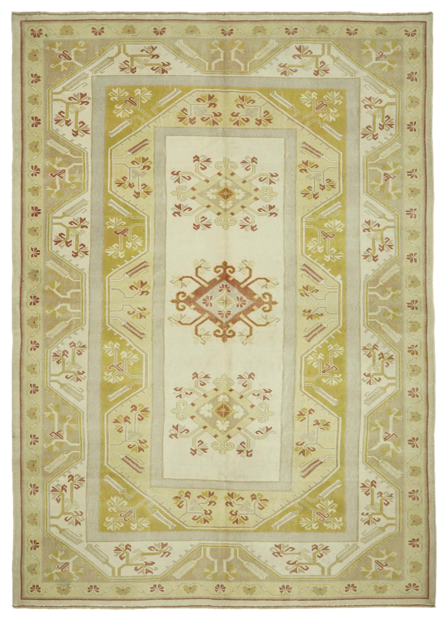 7x9 Vintage Handmade Anatolian Rug - 46832
