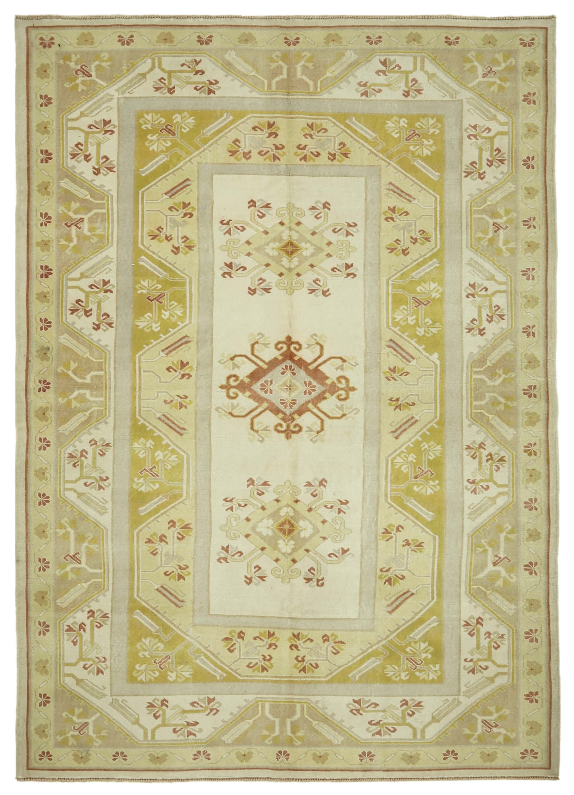 7x9 Vintage Handmade Anatolian Rug - 46832