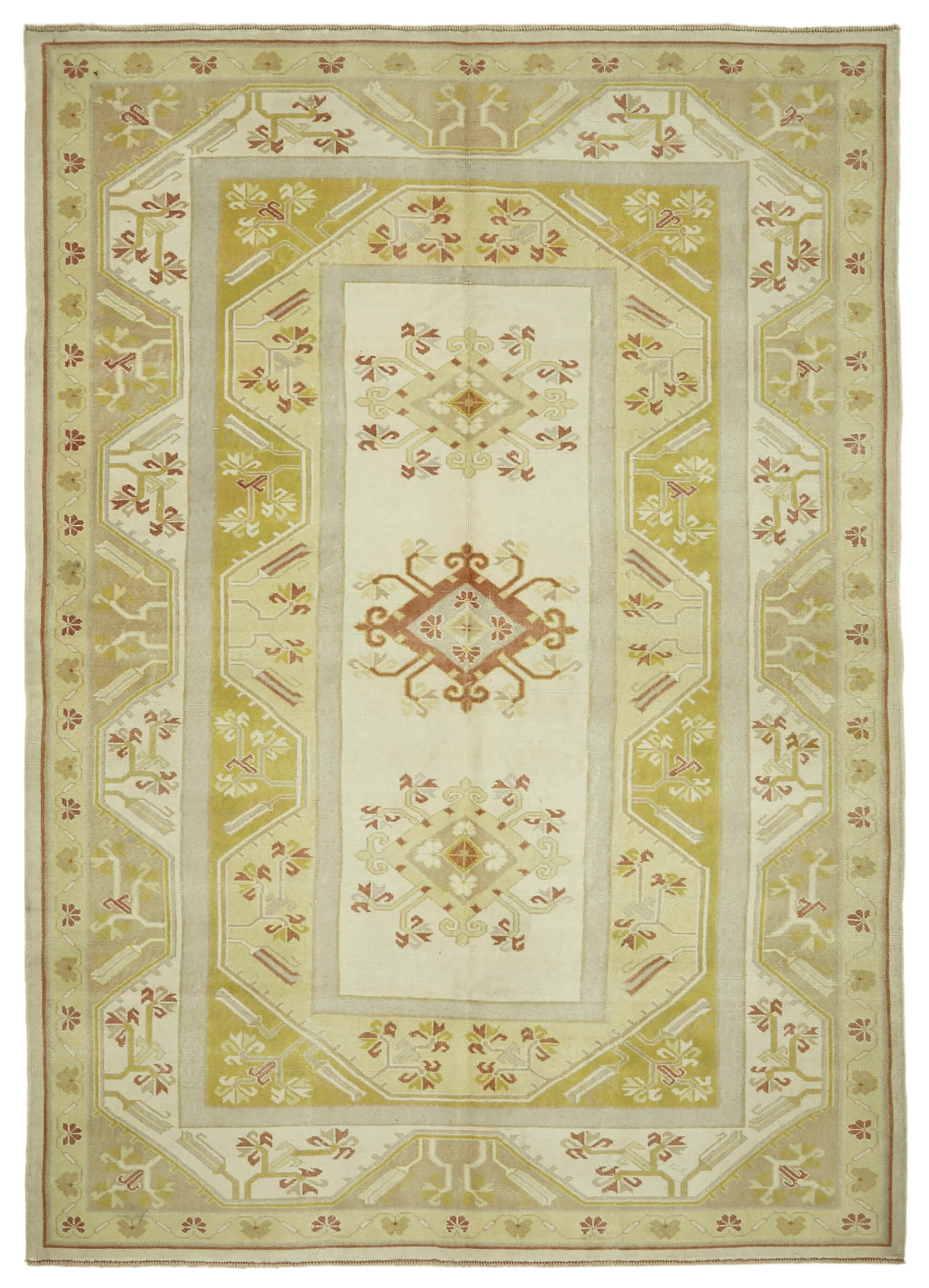 7x9 Vintage Handmade Anatolian Rug - 46832