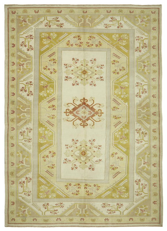 7x9 Vintage Handmade Anatolian Rug - 46832