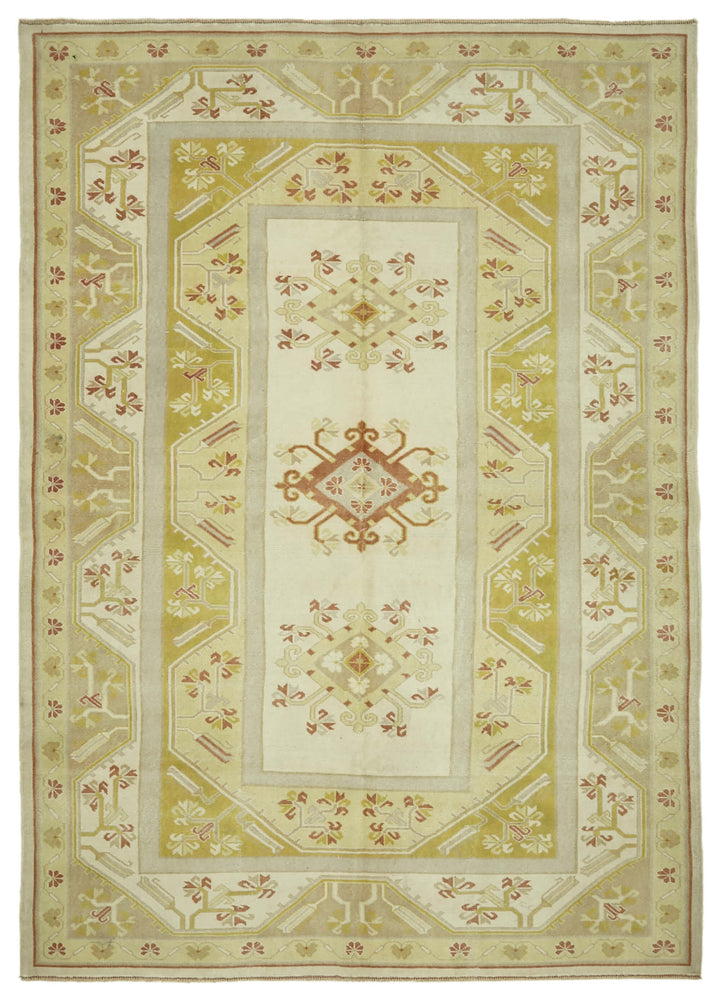 7x9 Vintage Handmade Anatolian Rug - 46832