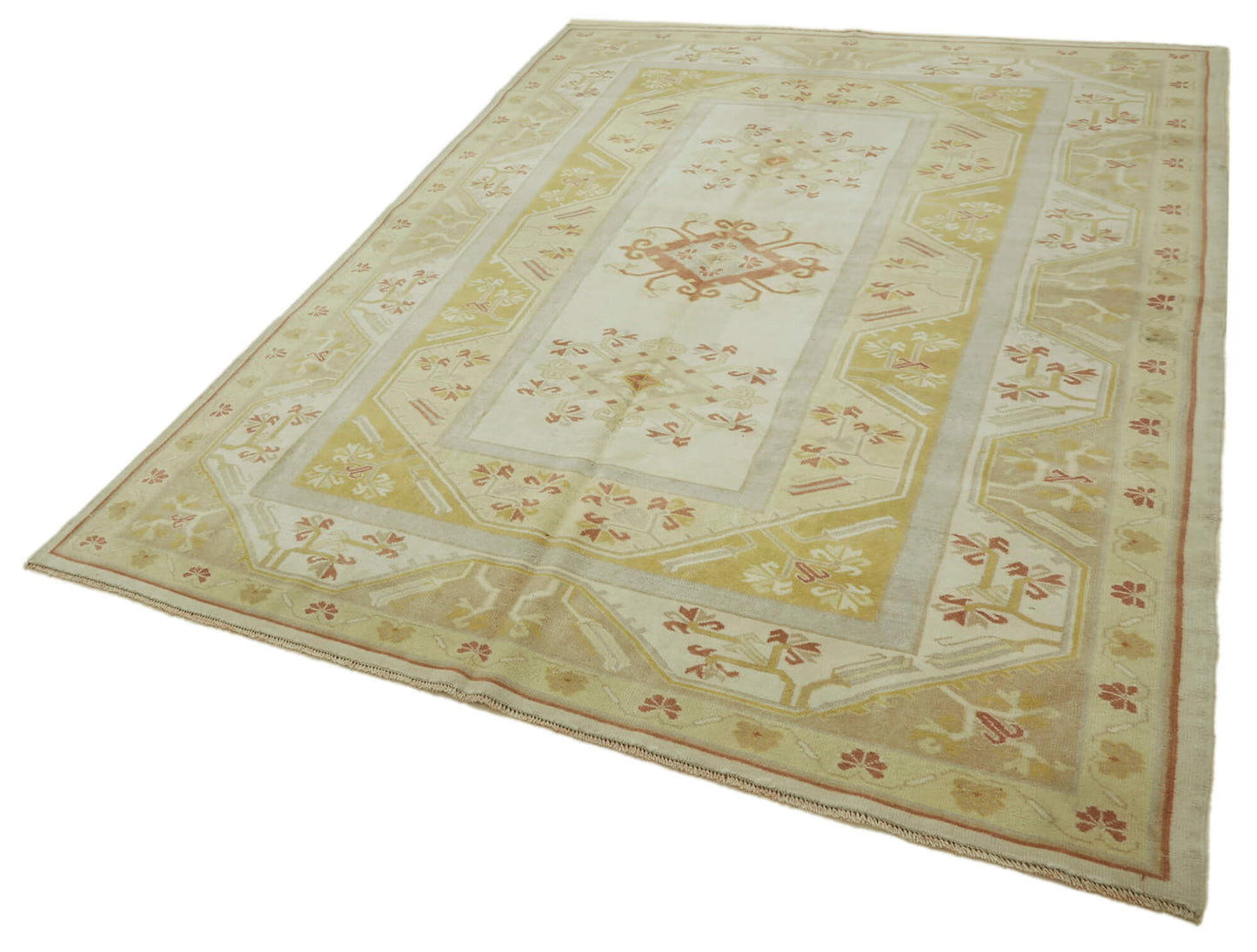 7x9 Vintage Handmade Anatolian Rug - 46832