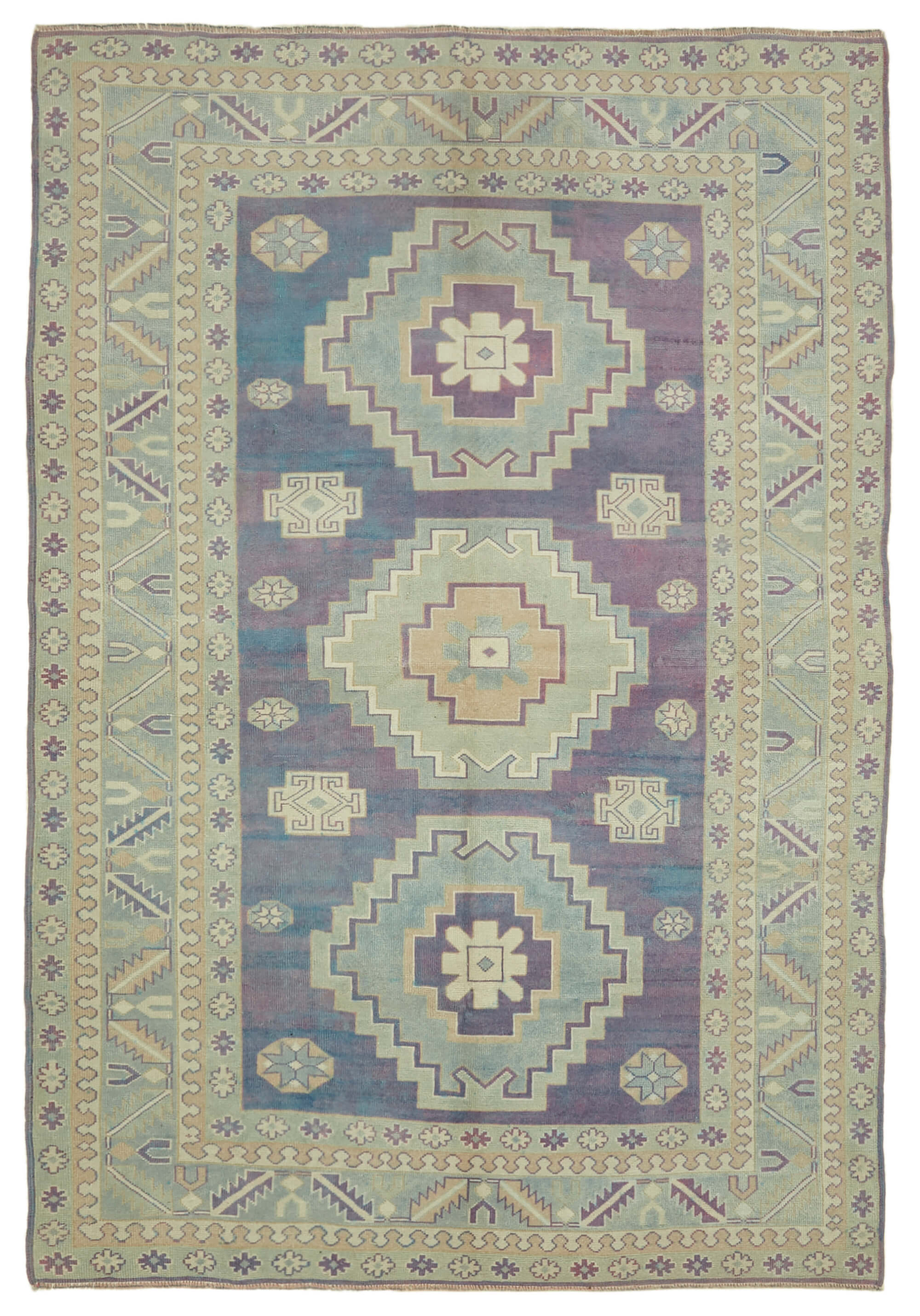 6x10 Vintage Handmade Anatolian Rug - 46833