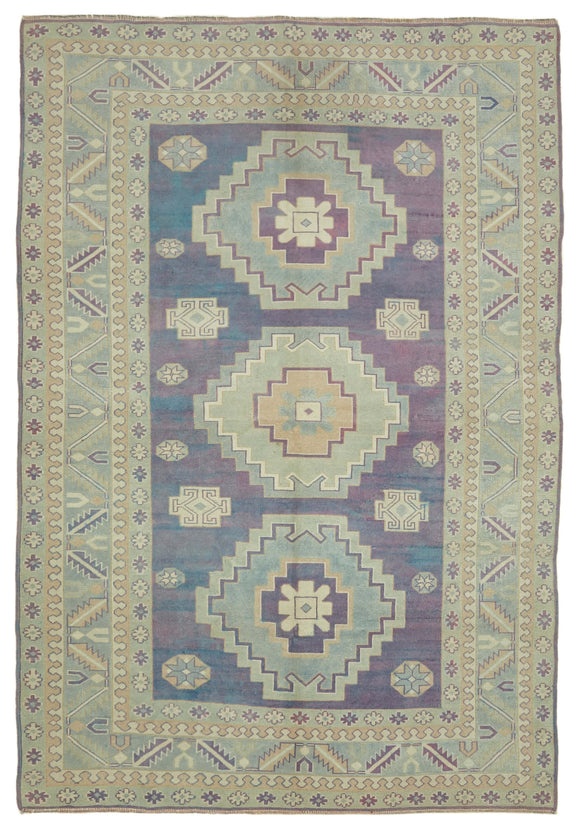 6x10 Vintage Handmade Anatolian Rug - 46833