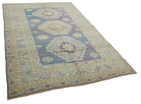 6x10 Vintage Handmade Anatolian Rug - 46833