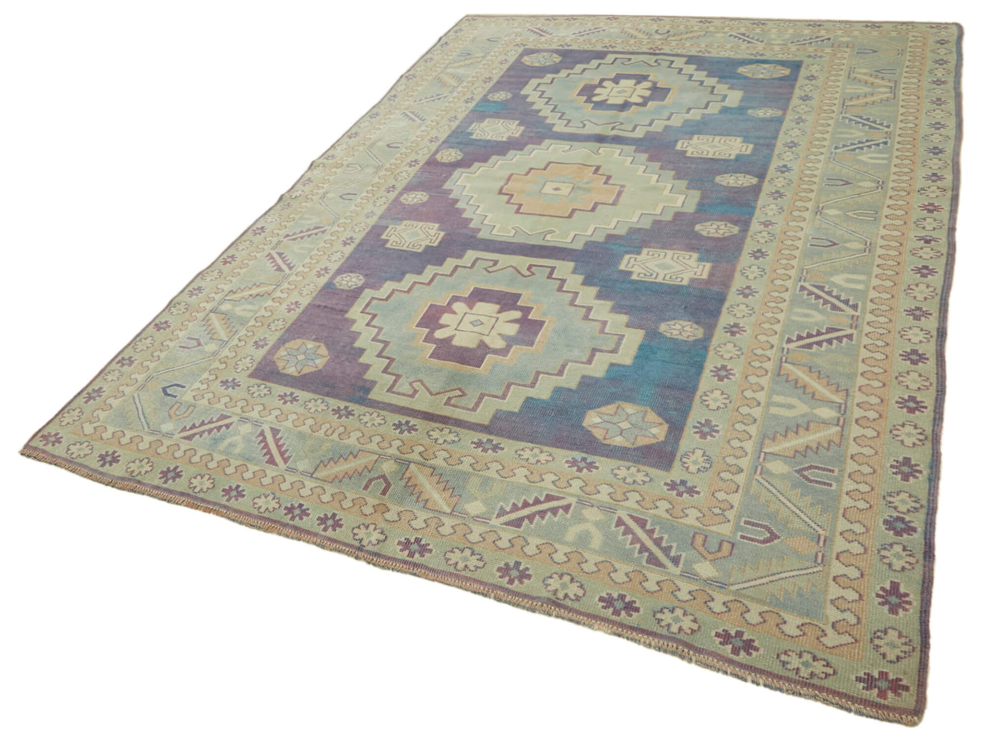 6x10 Vintage Handmade Anatolian Rug - 46833