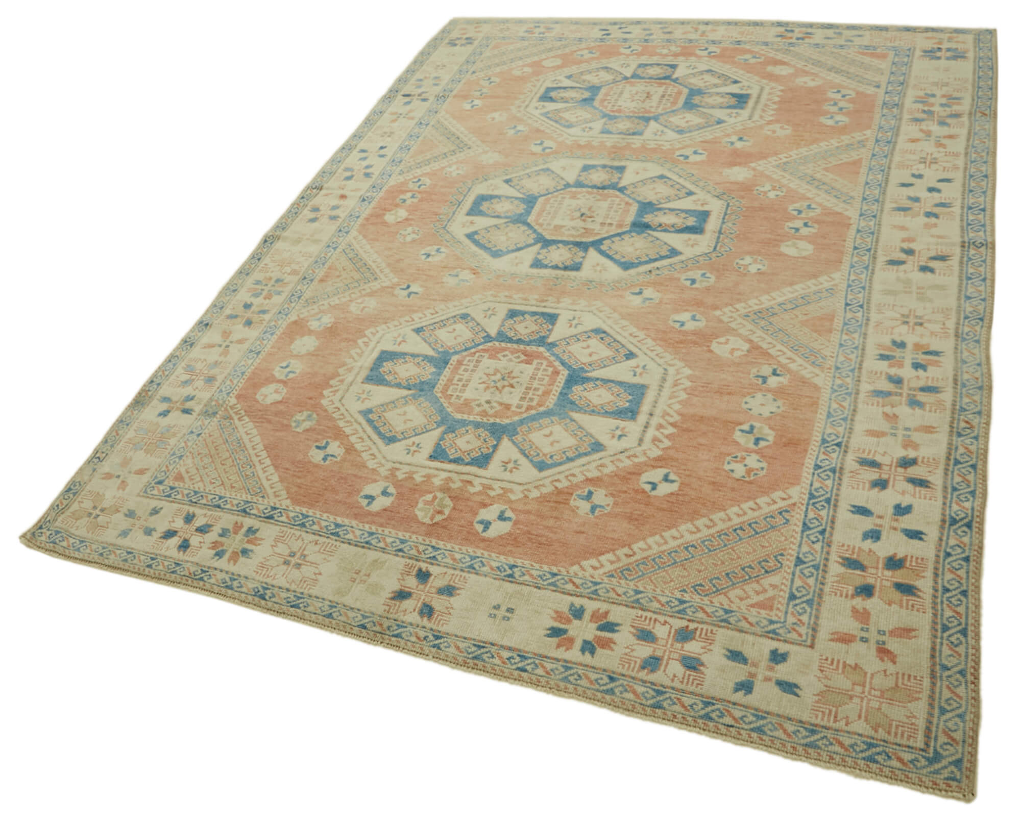 6x10 Vintage Handmade Anatolian Rug - 46837