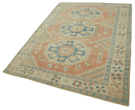 6x10 Vintage Handmade Anatolian Rug - 46837