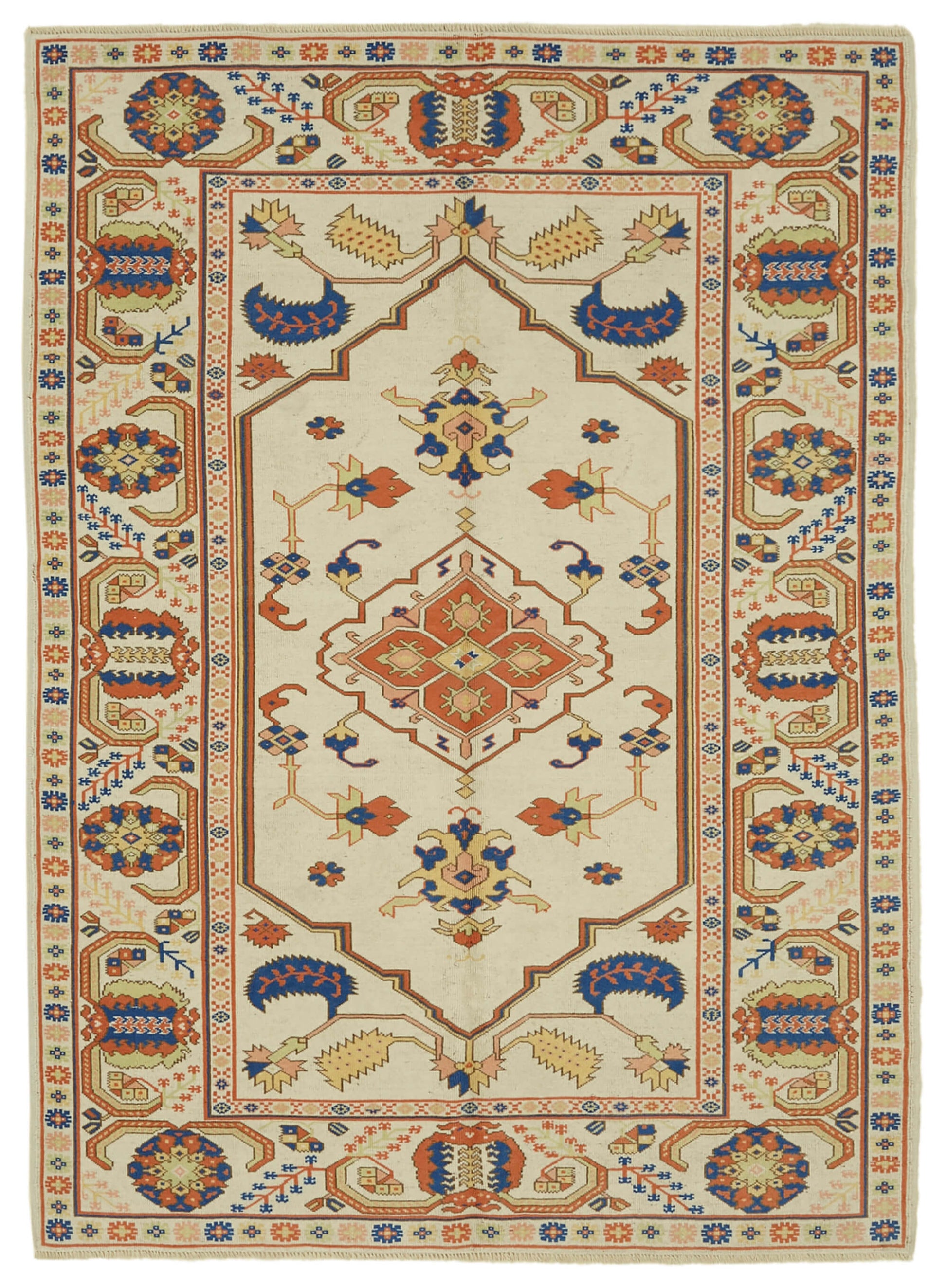 6x8 Vintage Handmade Anatolian Rug - 46840