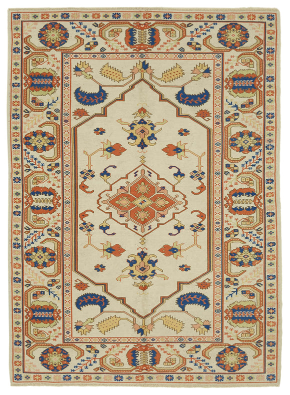 6x8 Vintage Handmade Anatolian Rug - 46840