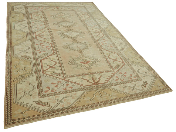 6x9 Vintage Handmade Anatolian Rug - 46843