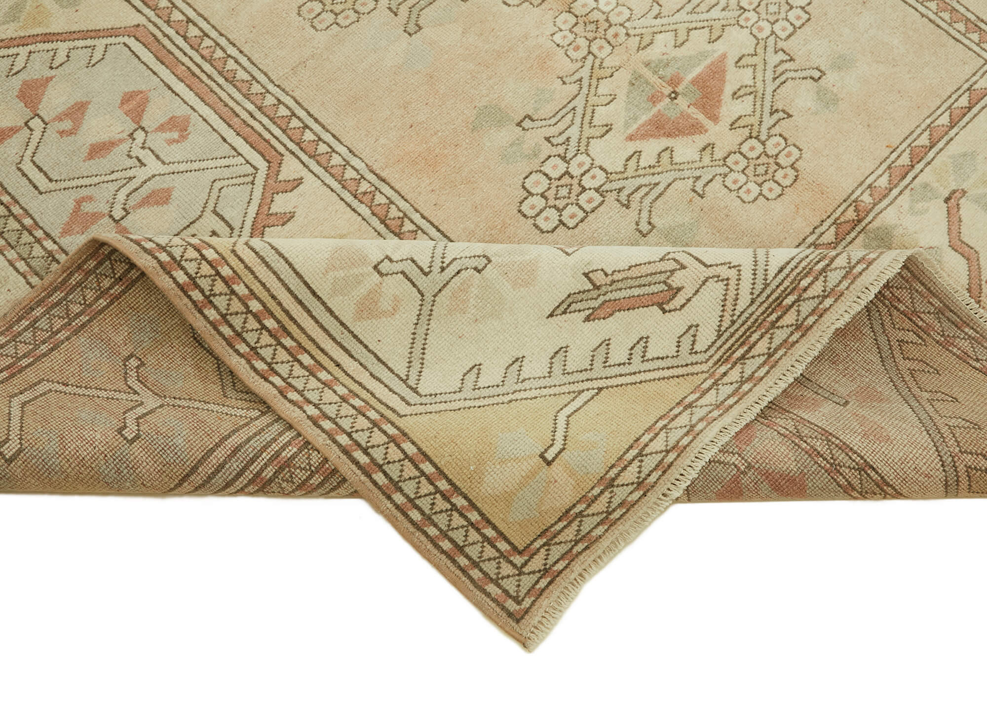 6x9 Vintage Handmade Anatolian Rug - 46843
