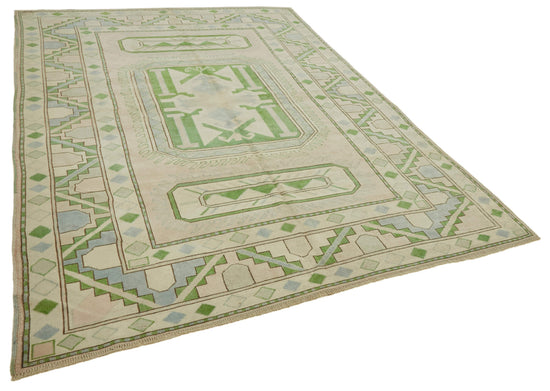7x10 Vintage Handmade Anatolian Rug - 46844