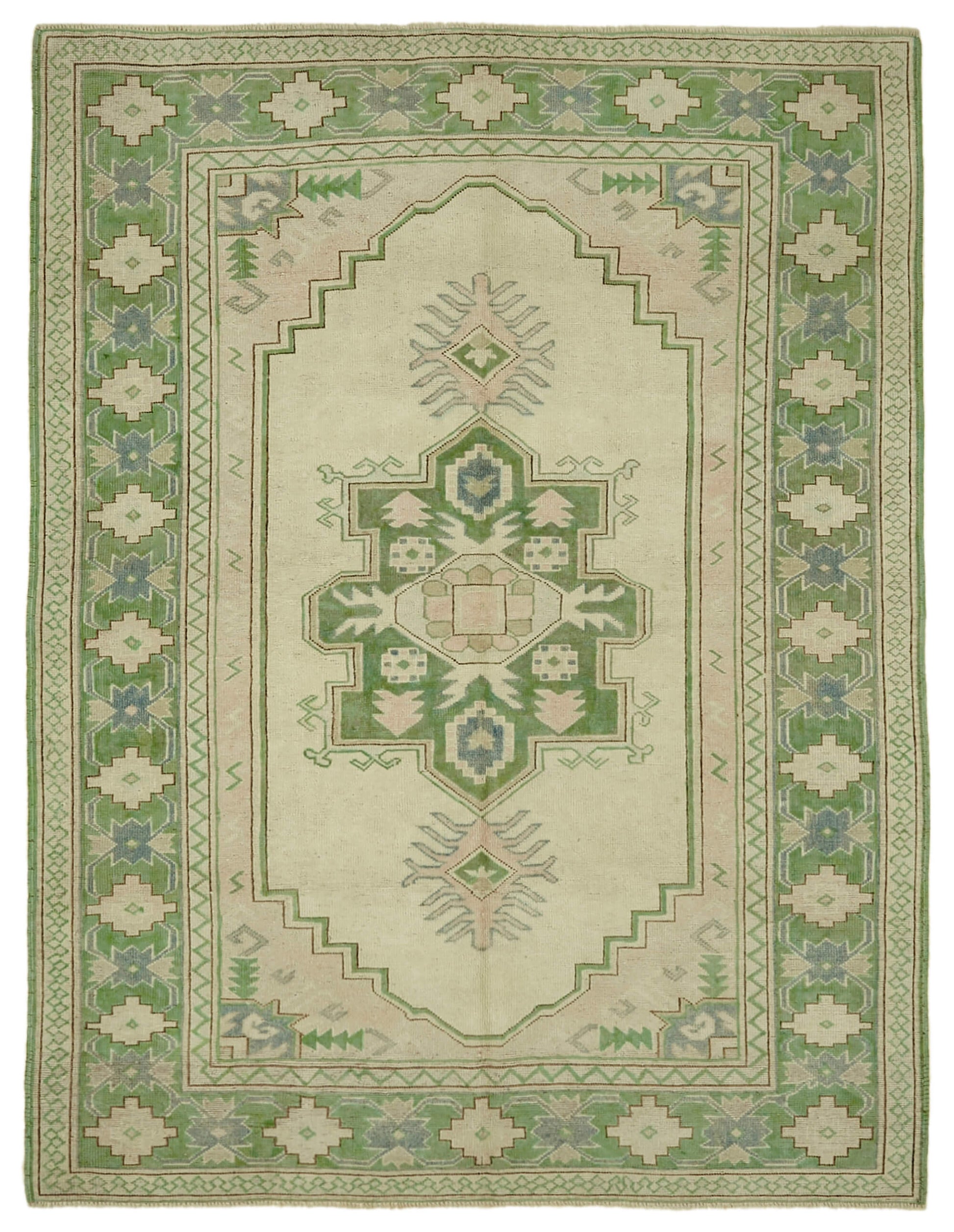 6x8 Vintage Handmade Anatolian Rug - 46846
