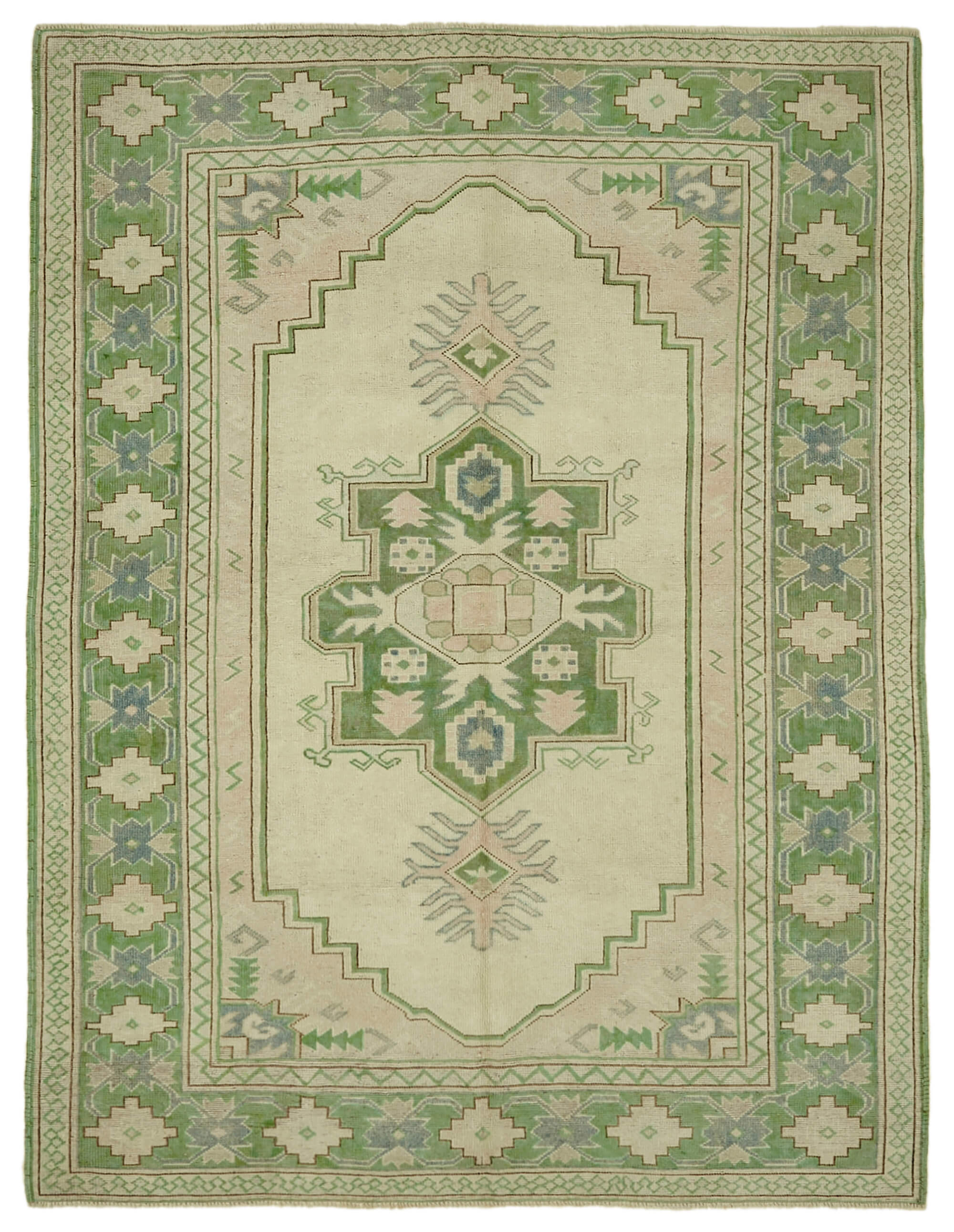 6x8 Vintage Handmade Anatolian Rug - 46846