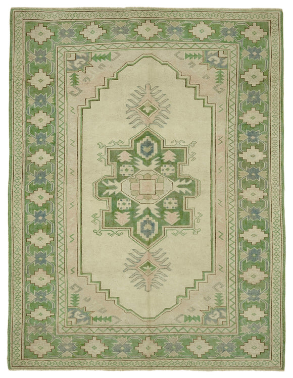 6x8 Vintage Handmade Anatolian Rug - 46846