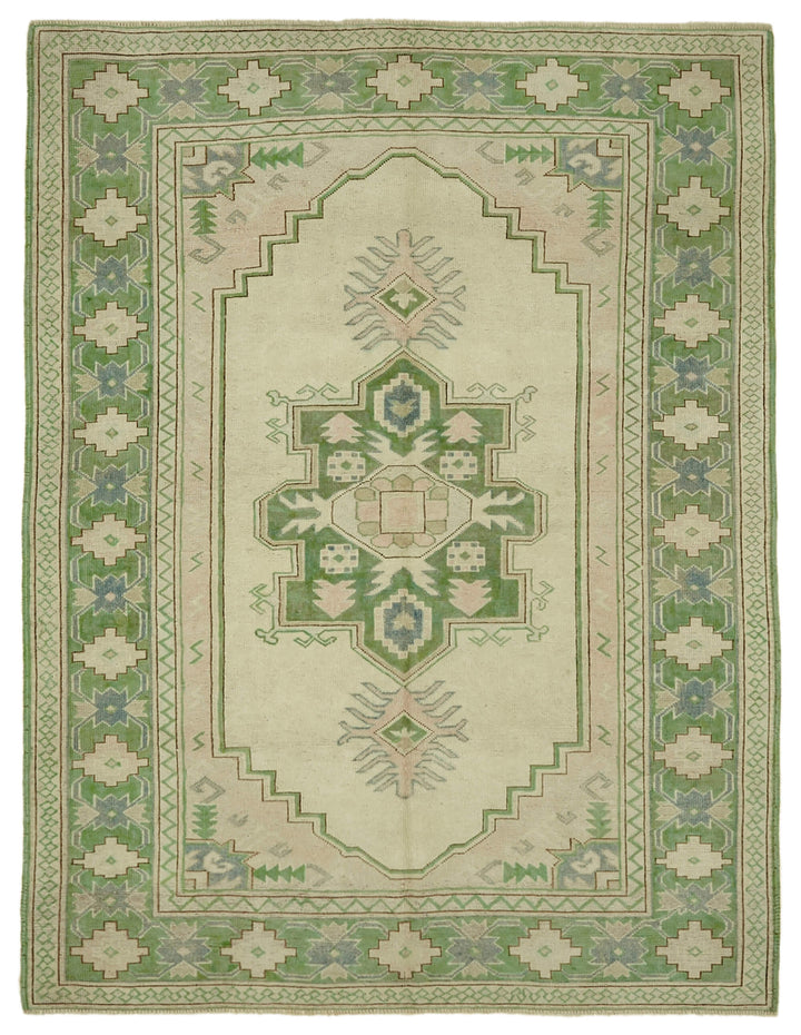 6x8 Vintage Handmade Anatolian Rug - 46846