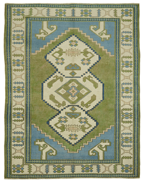 6x8 Vintage Handmade Anatolian Rug - 46847