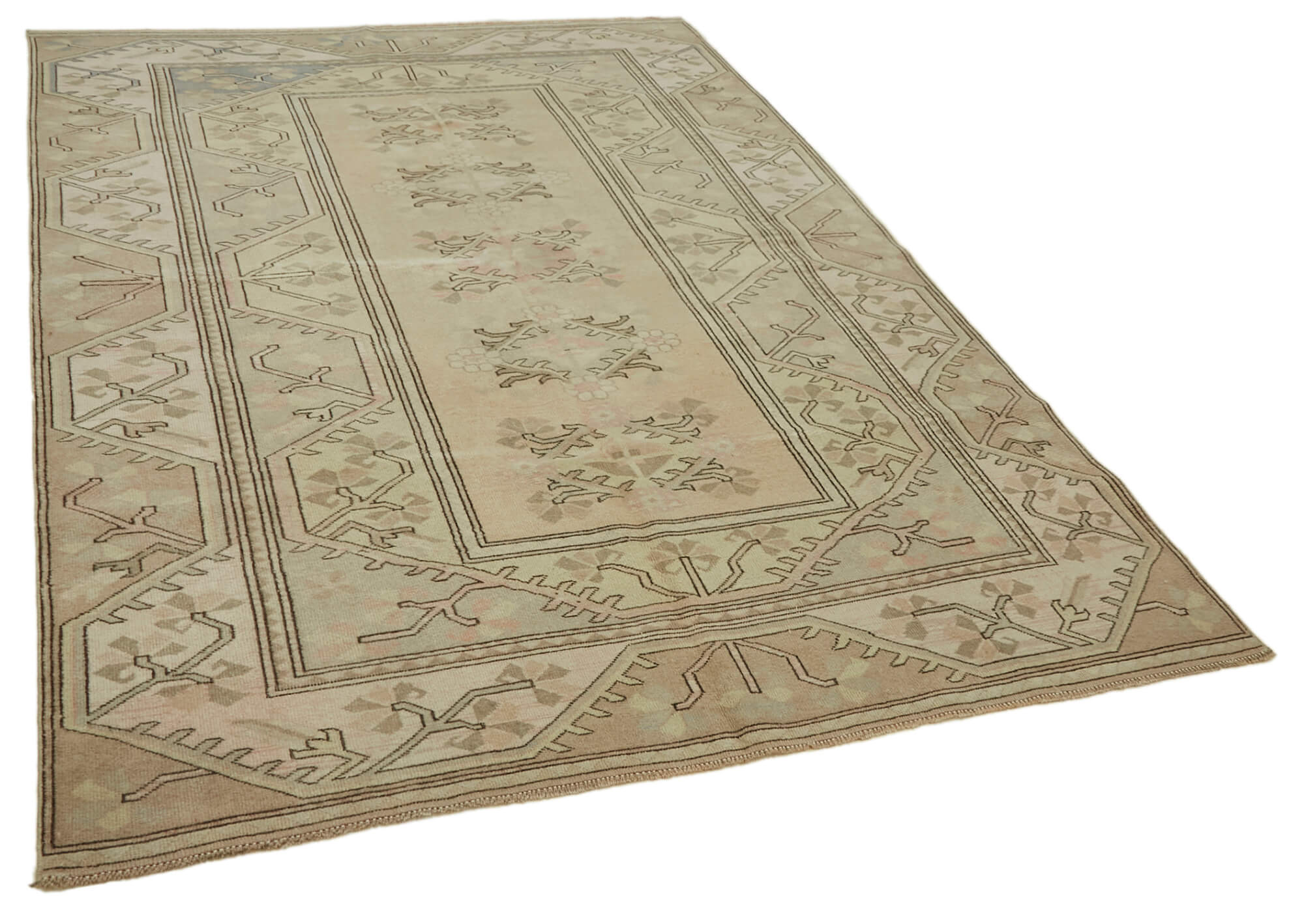 6x9 Vintage Handmade Anatolian Rug - 46850