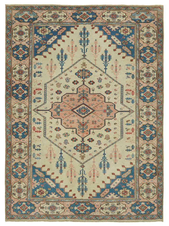 6x8 Vintage Handmade Anatolian Rug - 46852