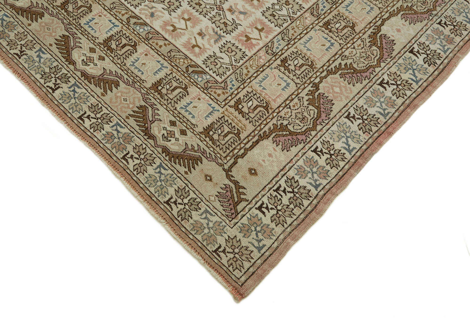 7x10 Vintage Handmade Anatolian Rug - 46855