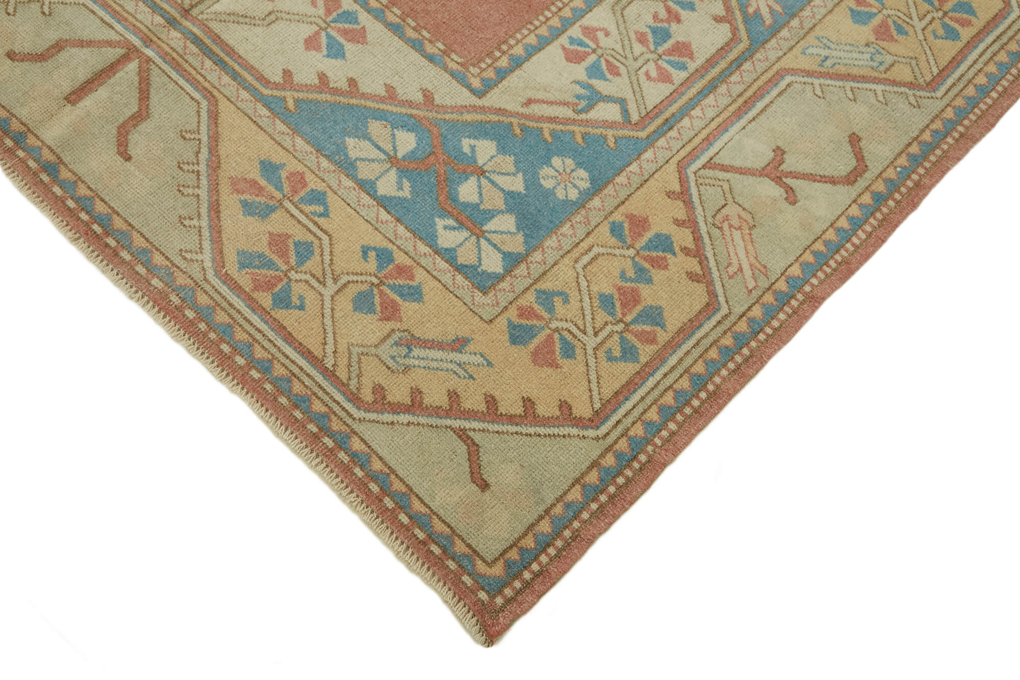 5x8 Vintage Handmade Anatolian Rug - 46856