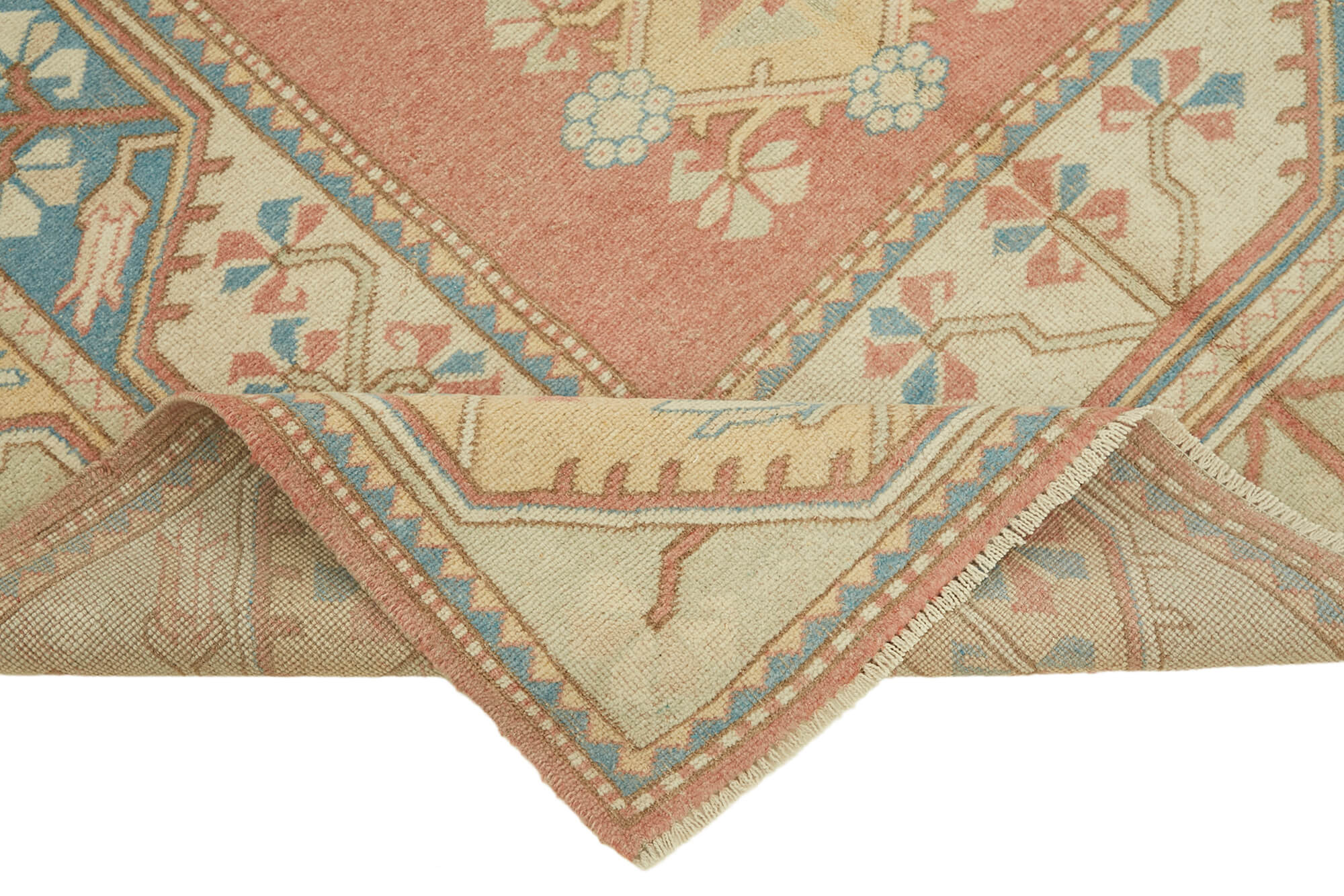 5x8 Vintage Handmade Anatolian Rug - 46856