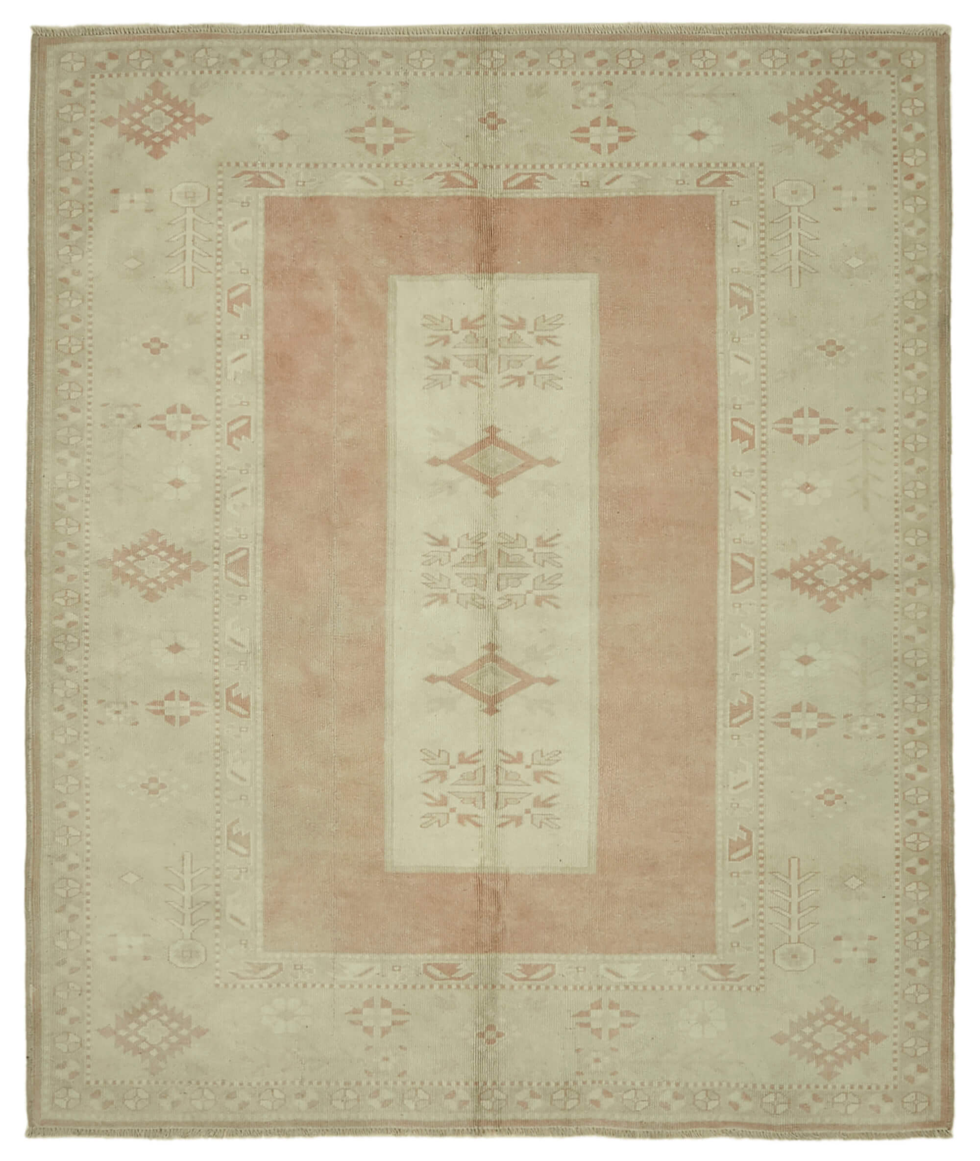6x7 Vintage Handmade Anatolian Rug - 46858