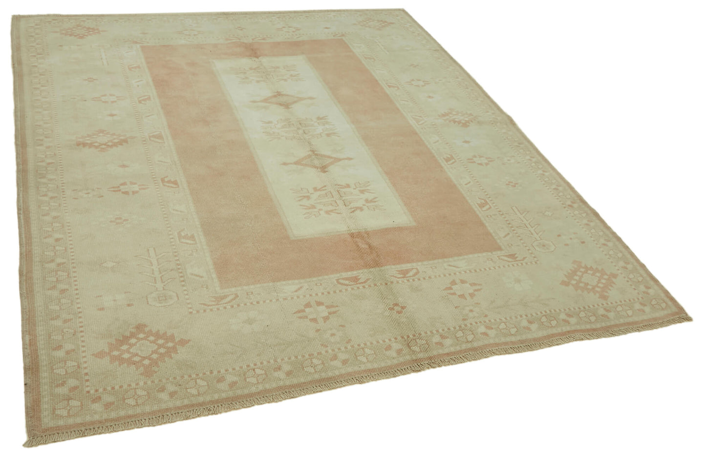 6x7 Vintage Handmade Anatolian Rug - 46858