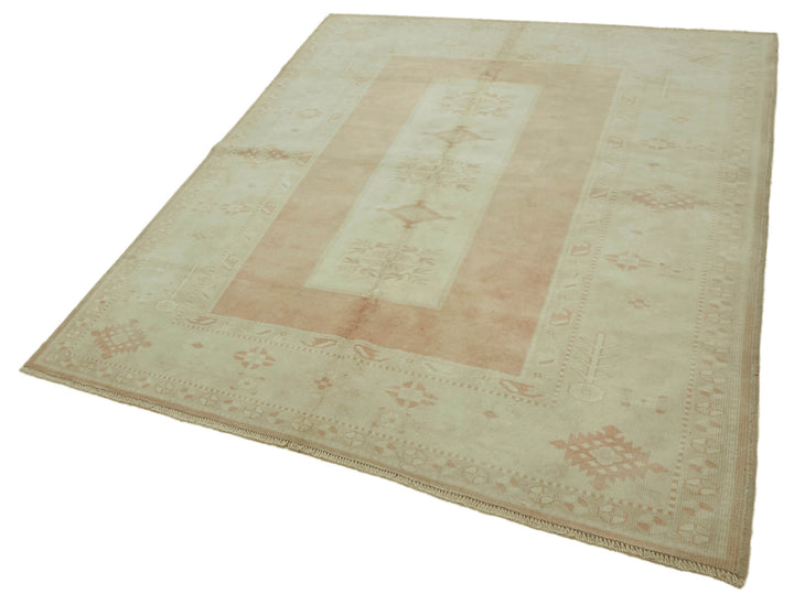 6x7 Vintage Handmade Anatolian Rug - 46858