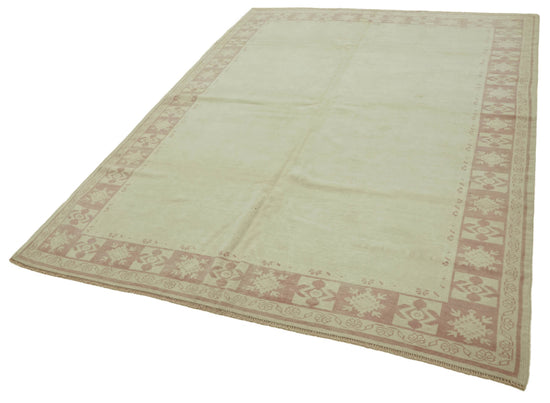 7x9 Vintage Handmade Anatolian Rug - 46859