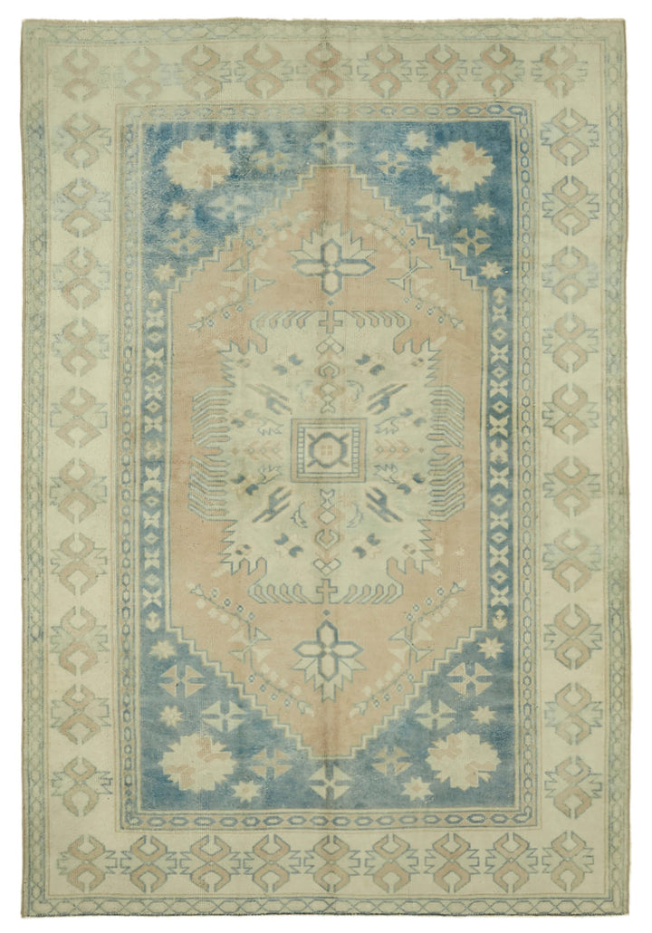 6x8 Vintage Handmade Anatolian Rug - 46860
