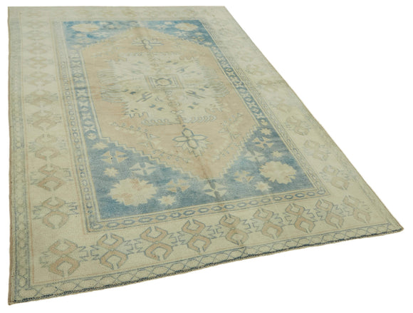 6x8 Vintage Handmade Anatolian Rug - 46860