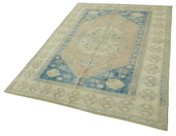 6x8 Vintage Handmade Anatolian Rug - 46860