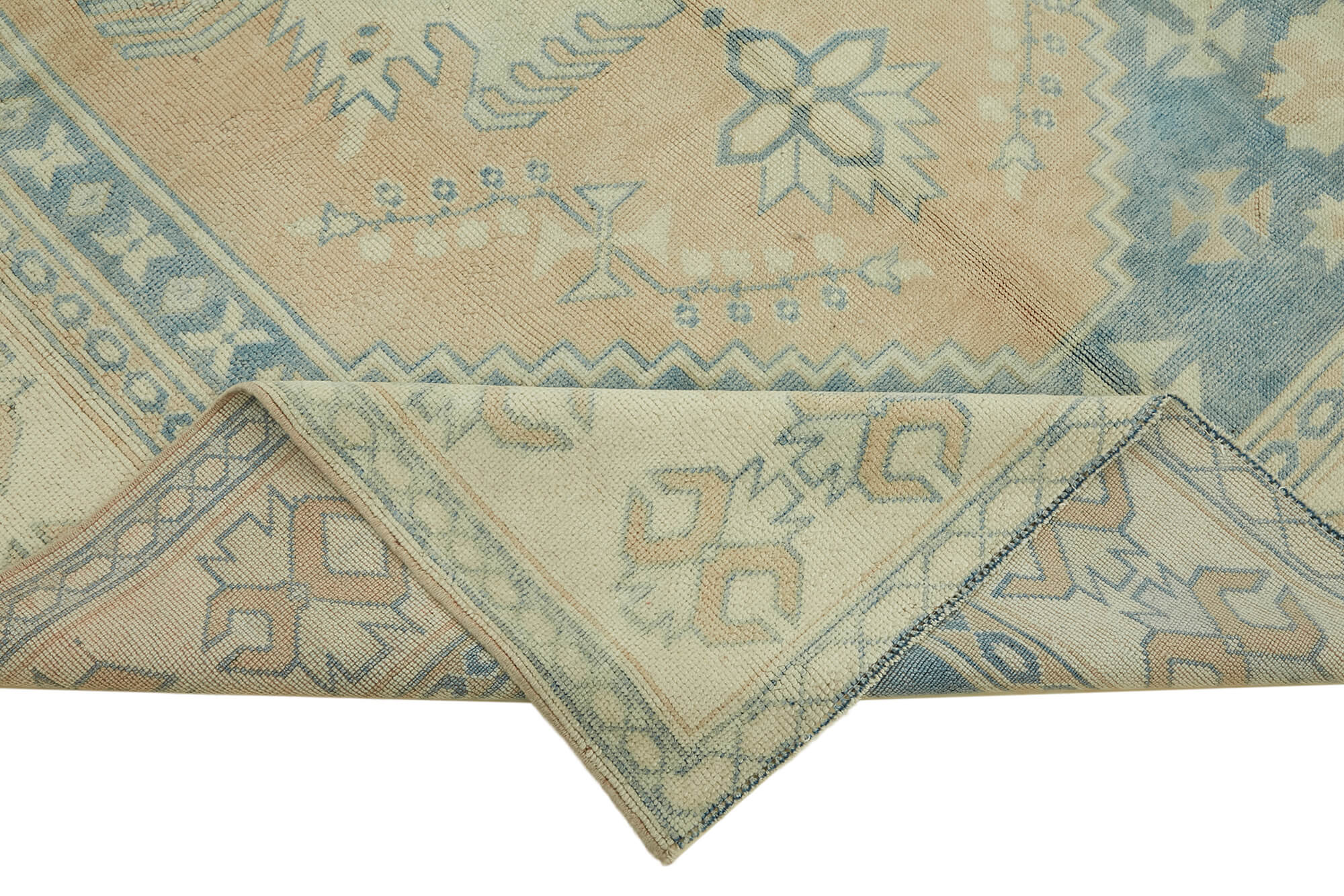6x8 Vintage Handmade Anatolian Rug - 46860