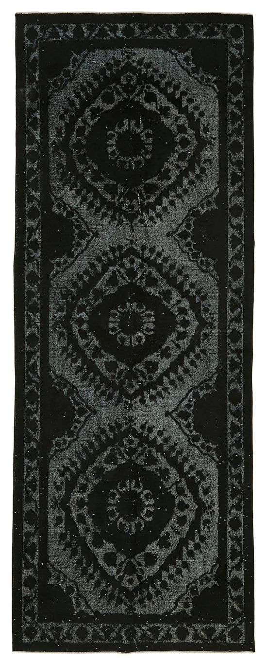 5x12 Vintage Hand-Carved Turkish Rug - 46865