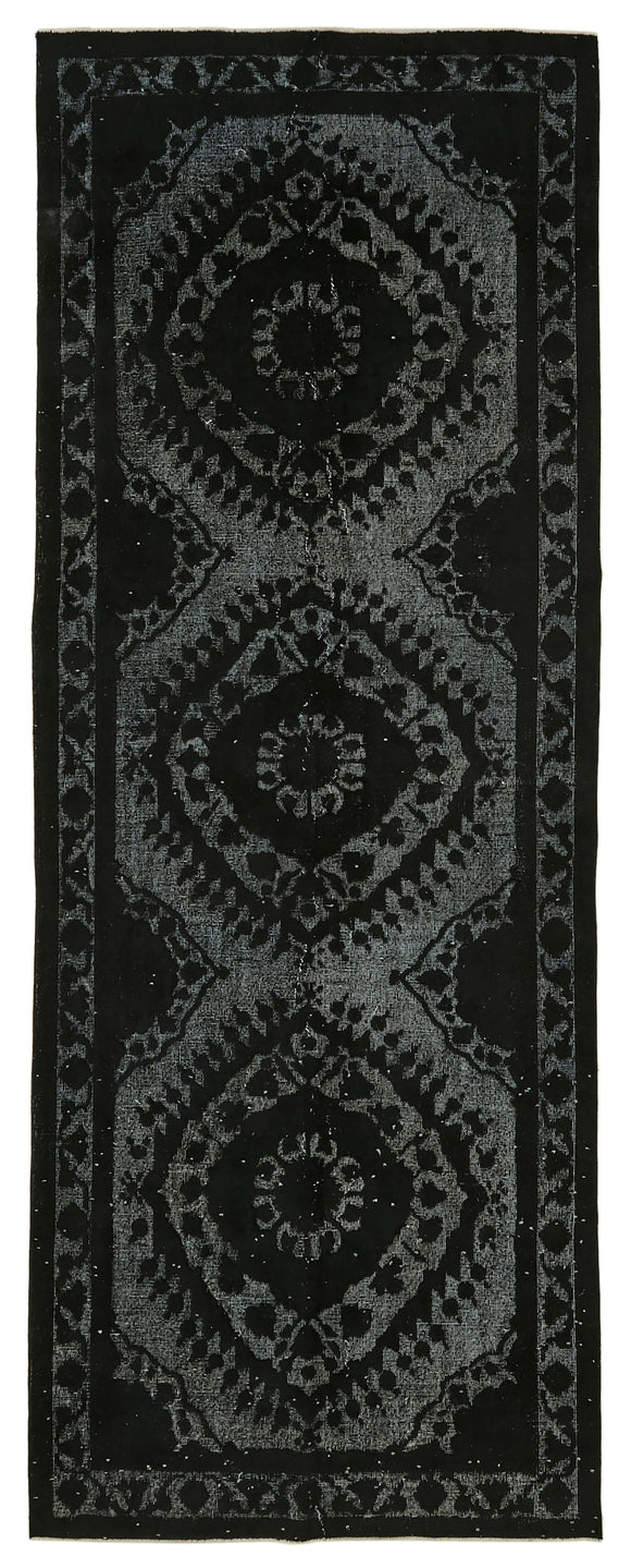 5x12 Vintage Hand-Carved Turkish Rug - 46865