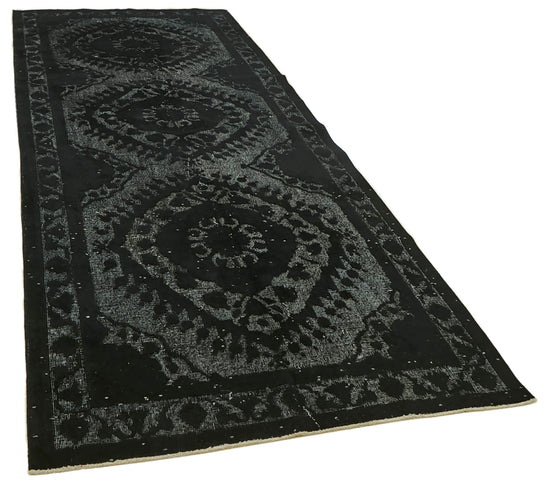 5x12 Vintage Hand-Carved Turkish Rug - 46865